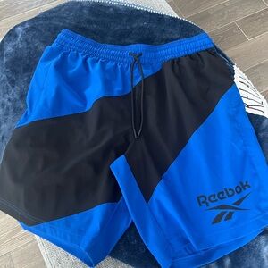 Reebok Dynamic Blue and Black Shorts